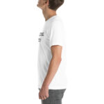 White Unisex T-Shirt — Irrational Faith - Image 3